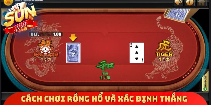 Cách chơi Rồng Hổ và xác định thắng