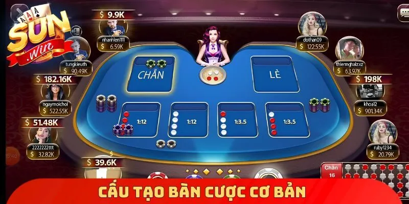 Cấu tạo bàn cược cơ bản