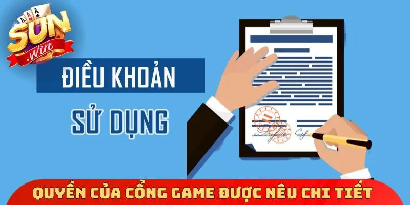 Quyền của cổng game được nêu chi tiết
