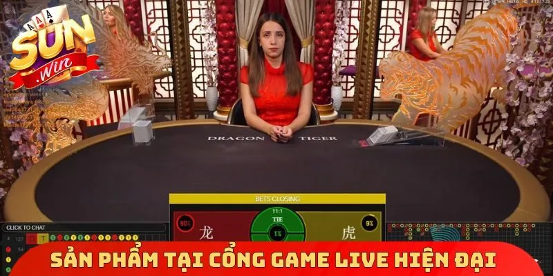 Sản phẩm tại cổng game live hiện đại