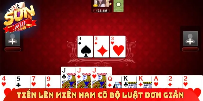 Tiến lên miền Nam có bộ luật đơn giản